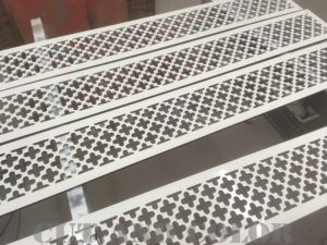 Radiatorskjuler skåret i MDF